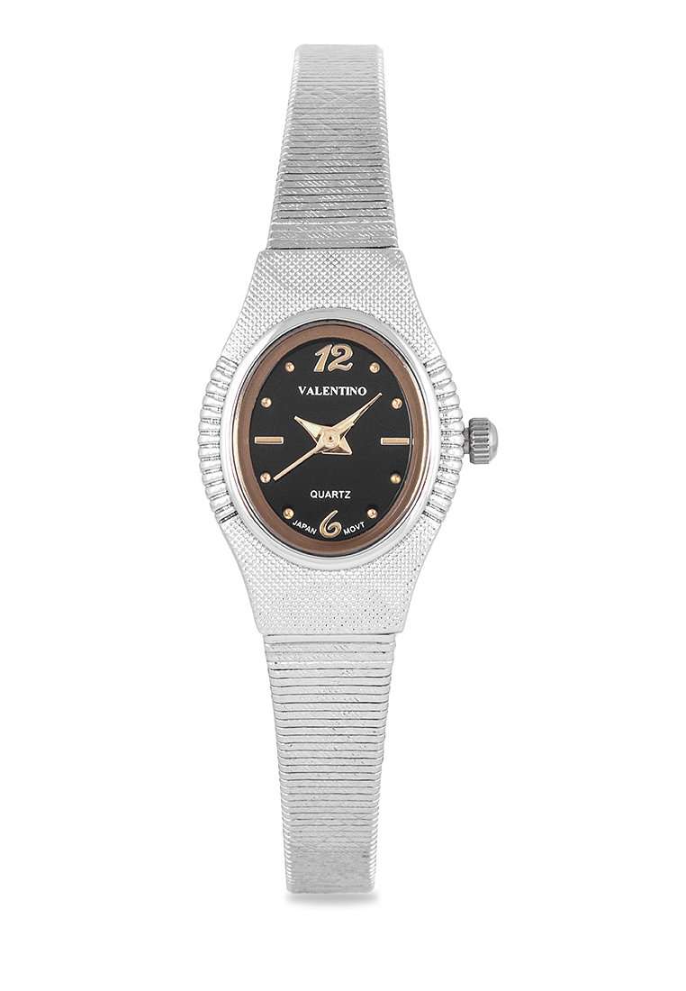 Valentino 20122333-BLACK DIAL Silver Watch for Women-Watch Portal Philippines