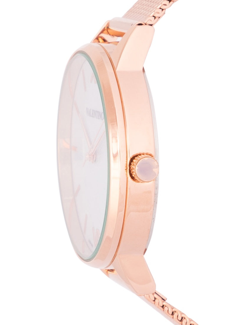 Valentino 20122340-ROSE Stainless Steel Strap Analog Watch for Women-Watch Portal Philippines