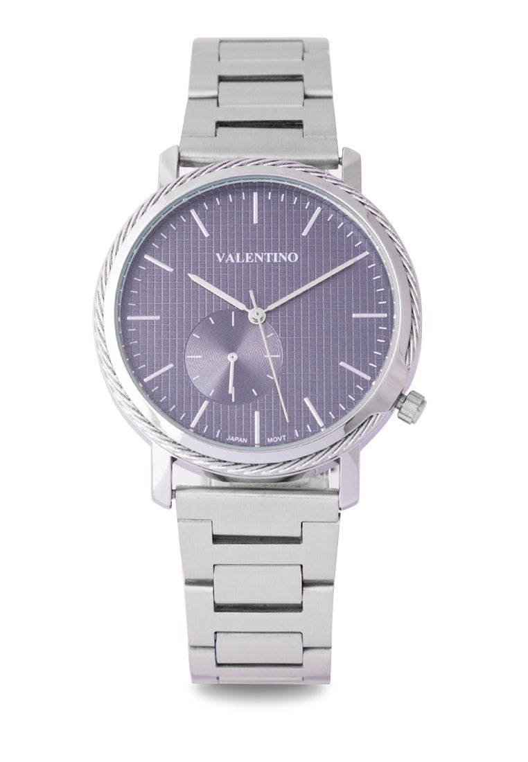 Valentino 20122348-BLUE DIAL Stainless Steel Strap Analog Watch for Women-Watch Portal Philippines