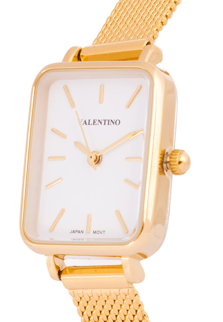 Valentino 20122349-WHITE DIAL Stainless Steel Strap Analog Watch for Women-Watch Portal Philippines