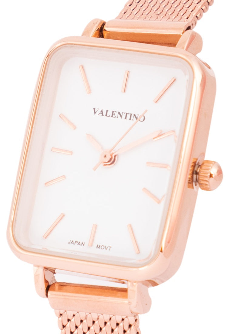 Valentino 20122350-ROSE Stainless Steel Strap Analog Watch for Women-Watch Portal Philippines