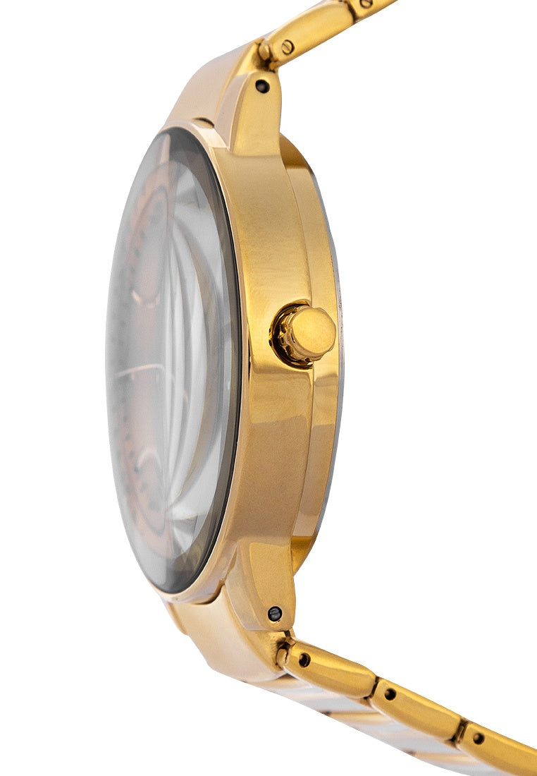 Valentino 20122355-GOLD DIAL Stainless Steel Strap Analog Watch for Men-Watch Portal Philippines