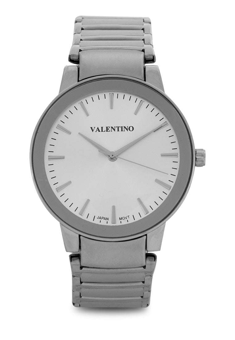 Valentino 20122356-SILVER DIAL Stainless Steel Strap Analog Watch for Men-Watch Portal Philippines