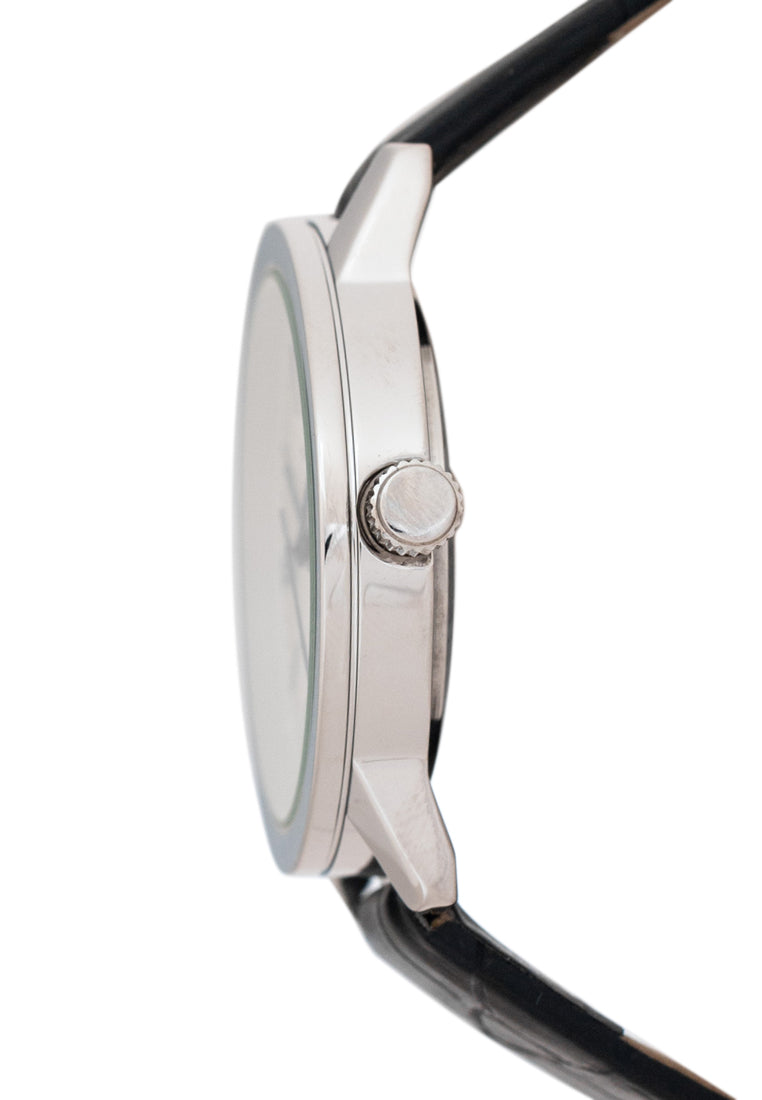Valentino 20122368-SILVER DIAL Analog Leather Strap Watch for Women-Watch Portal Philippines