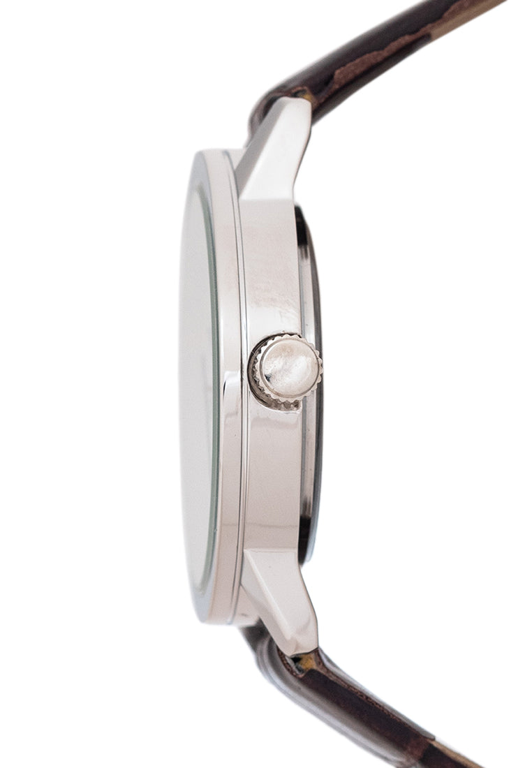 Valentino 20122368-WHITE DIAL Analog Leather Strap Watch for Women-Watch Portal Philippines