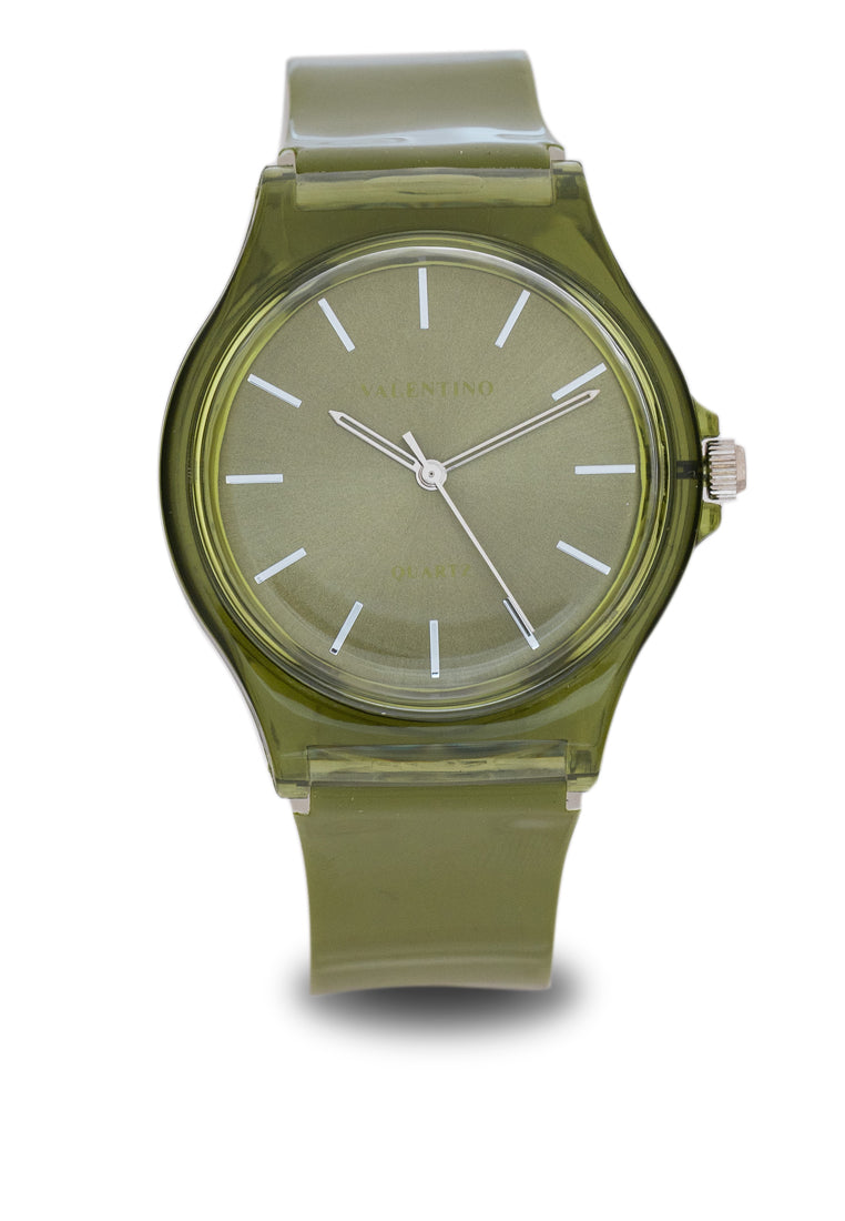 Valentino 20122369-GREEN Analog Plastic Strap Watch-Watch Portal Philippines