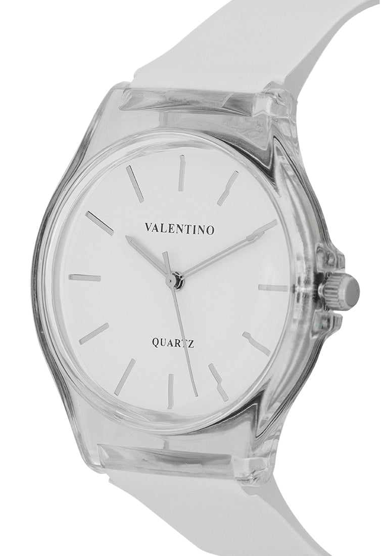 Valentino 20122369-WHITE Analog Plastic Strap Watch-Watch Portal Philippines