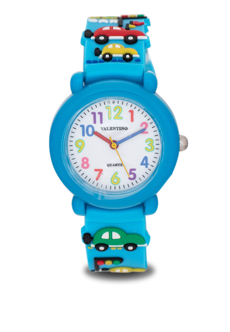 Valentino 20122370-BLUE Analog Rubber Strap Watch for Kids-Watch Portal Philippines