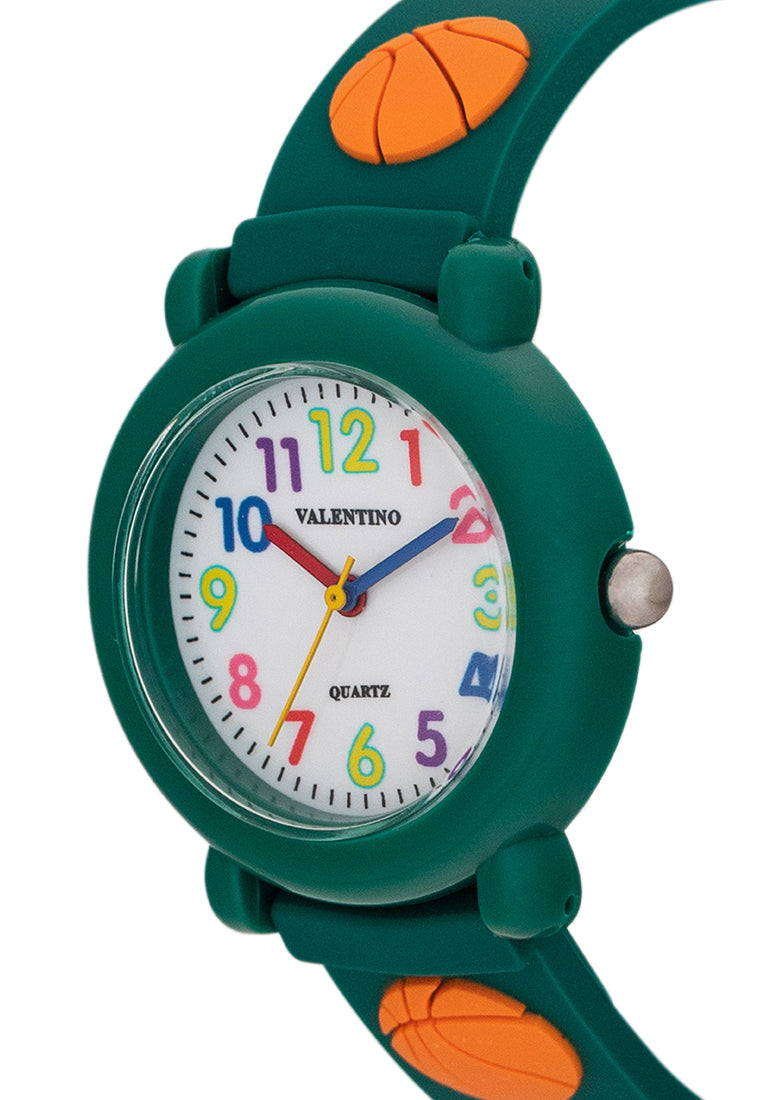Valentino 20122370-GREEN Analog Rubber Strap Watch for Kids-Watch Portal Philippines