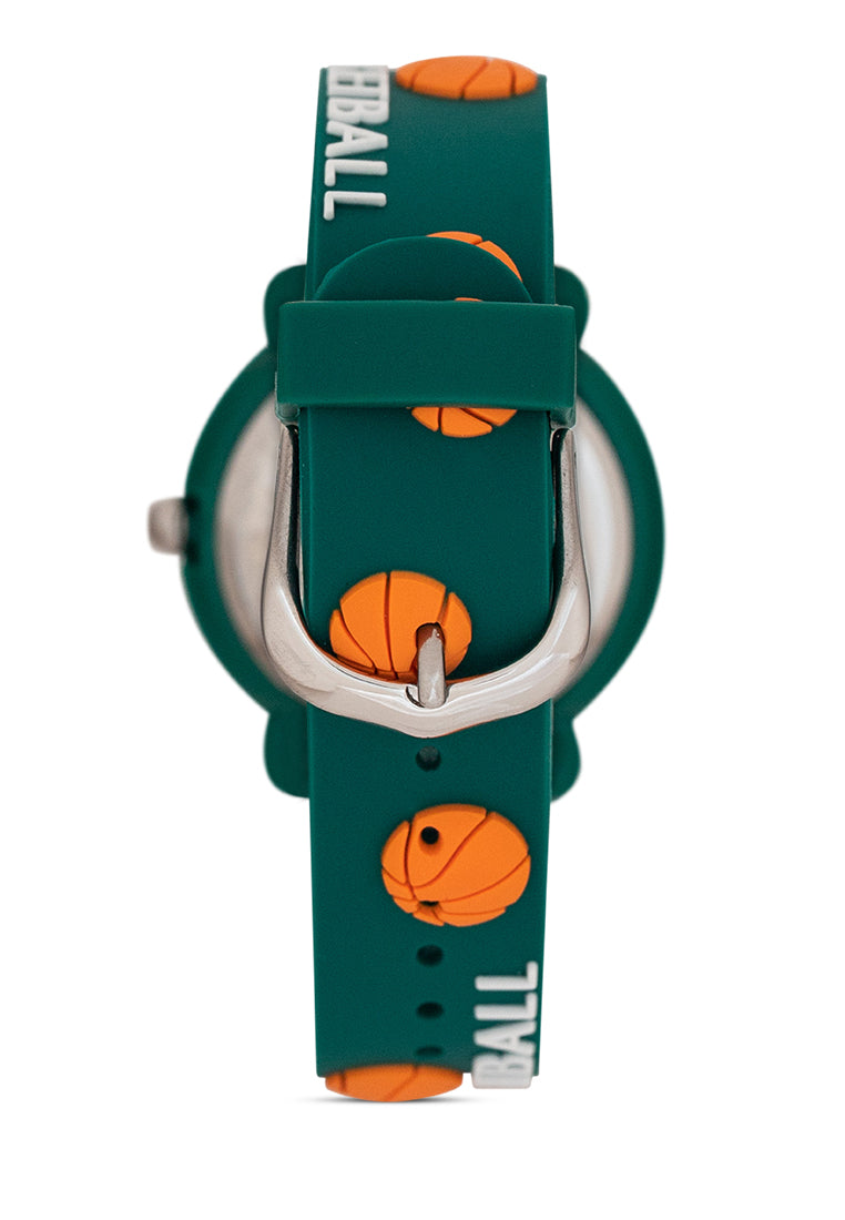 Valentino 20122370-GREEN Analog Rubber Strap Watch for Kids-Watch Portal Philippines