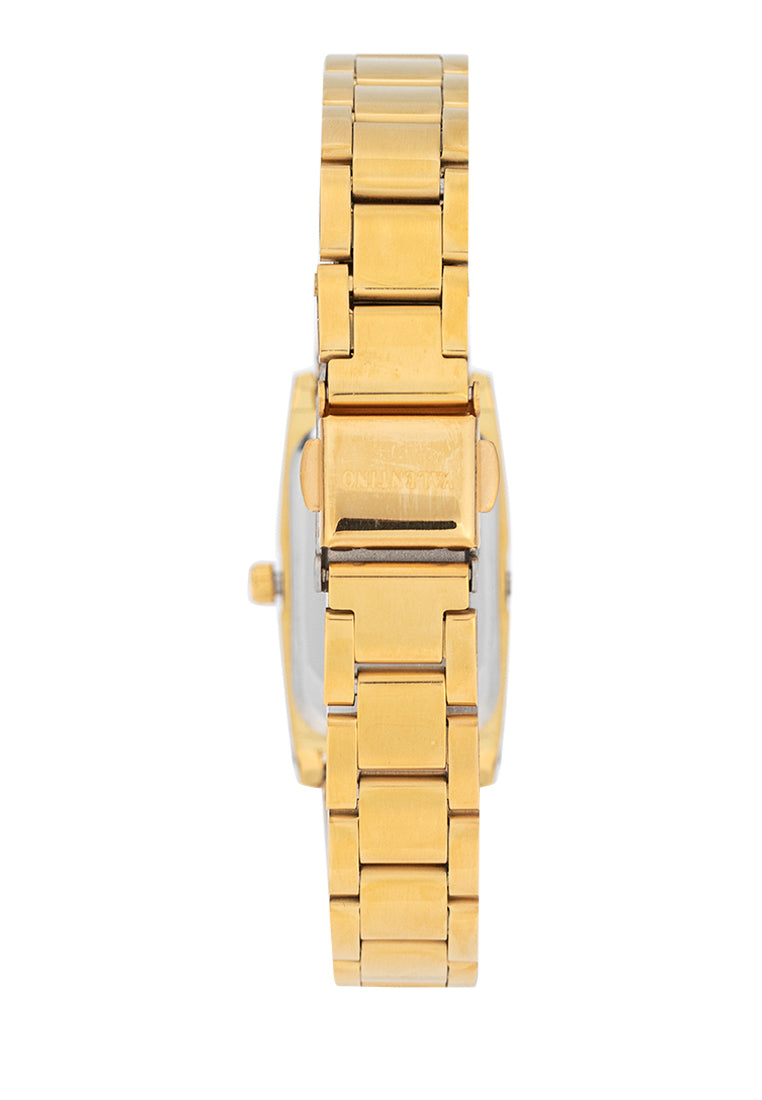Valentino 20122382-BLACK DIAL Stainless Steel Strap Analog Watch for Women-Watch Portal Philippines