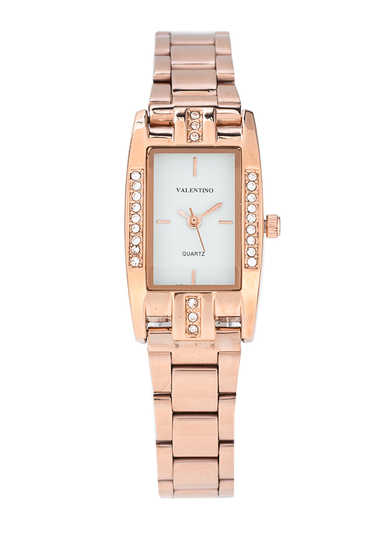 Valentino 20122383-WHITE DIAL Stainless Steel Strap Analog Watch for Women-Watch Portal Philippines