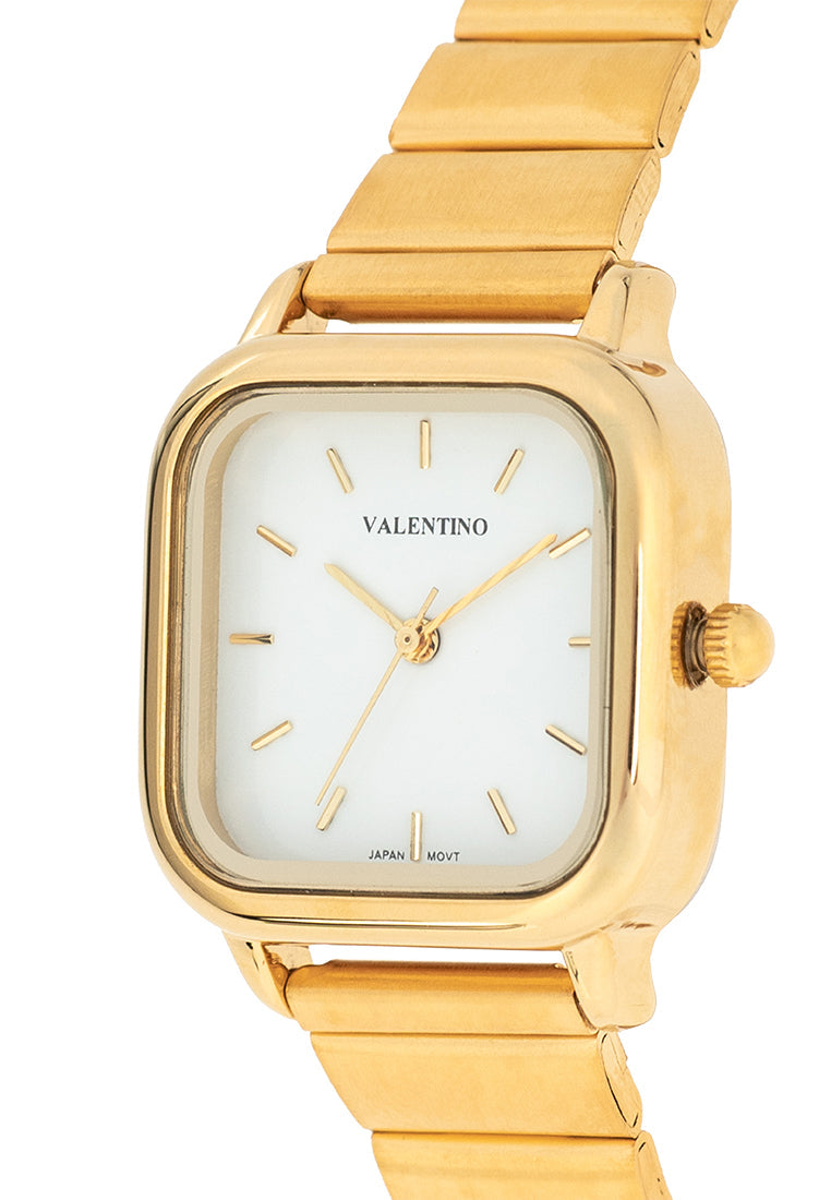 Valentino 20122389-WHITE DIAL Stainless Steel Strap Analog Watch for Women-Watch Portal Philippines