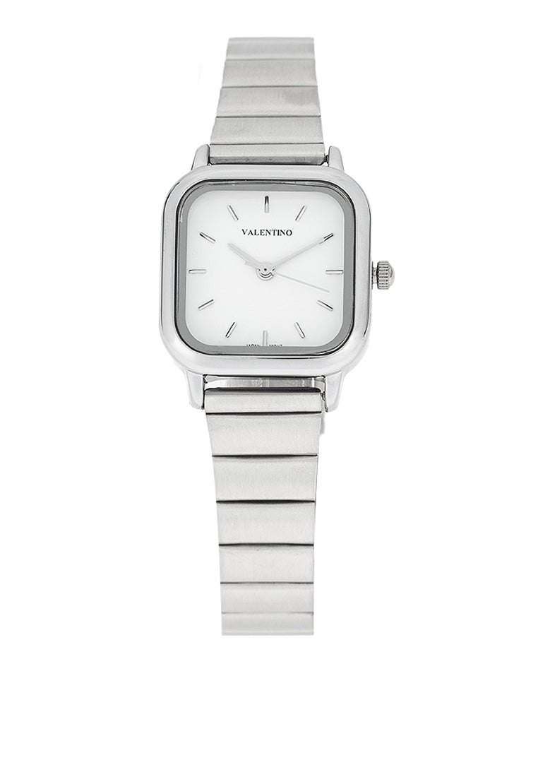 Valentino 20122391-WHITE DIAL Stainless Steel Strap Analog Watch for Women-Watch Portal Philippines
