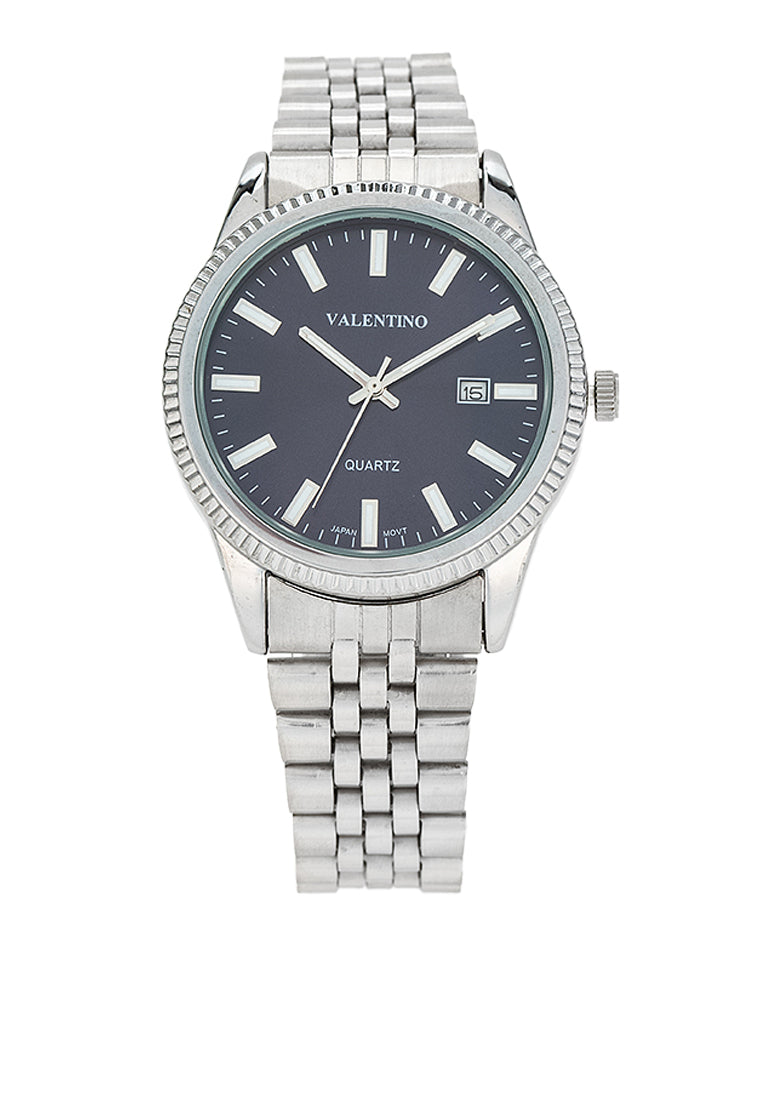 Valentino 20122393-BLUE DIAL Stainless Steel Strap Analog Watch for Men