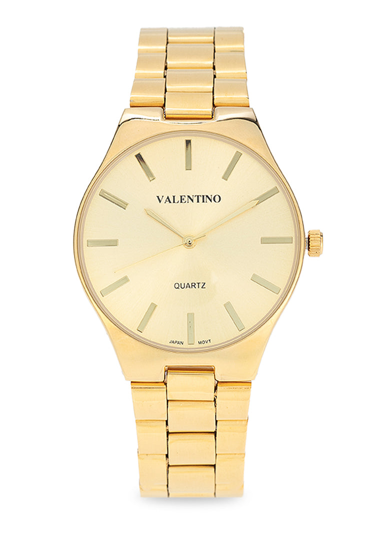 Valentino 20122397-GOLD DIAL Stainless Steel Strap Analog Watch for Women-Watch Portal Philippines