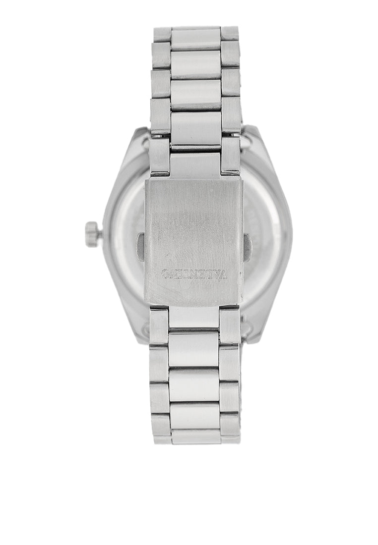Valentino 20122401-BLACK DIAL Stainless Steel Strap Analog Watch for Men-Watch Portal Philippines