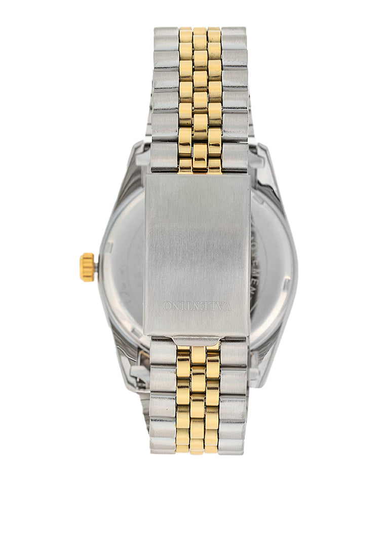 Valentino 20122402-TWO TONE - SILVER DIAL Stainless Steel Strap Analog Watch for Men-Watch Portal Philippines