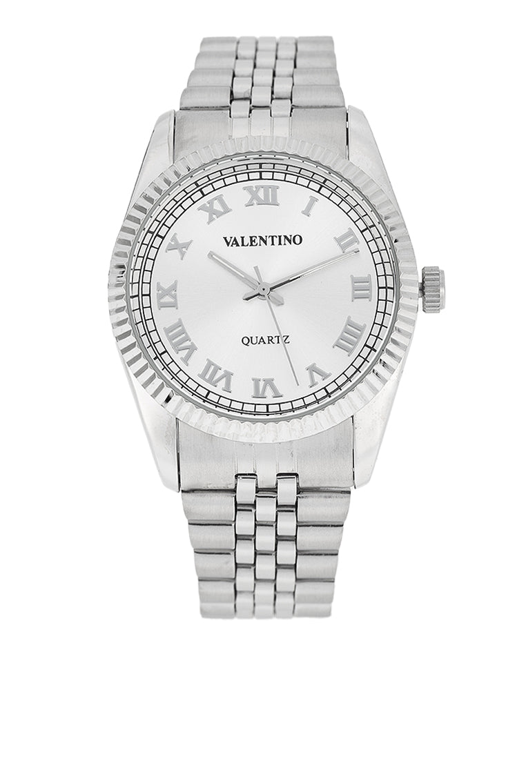 Valentino 20122404-SILVER DIAL Stainless Steel Strap Analog Watch for Men-Watch Portal Philippines