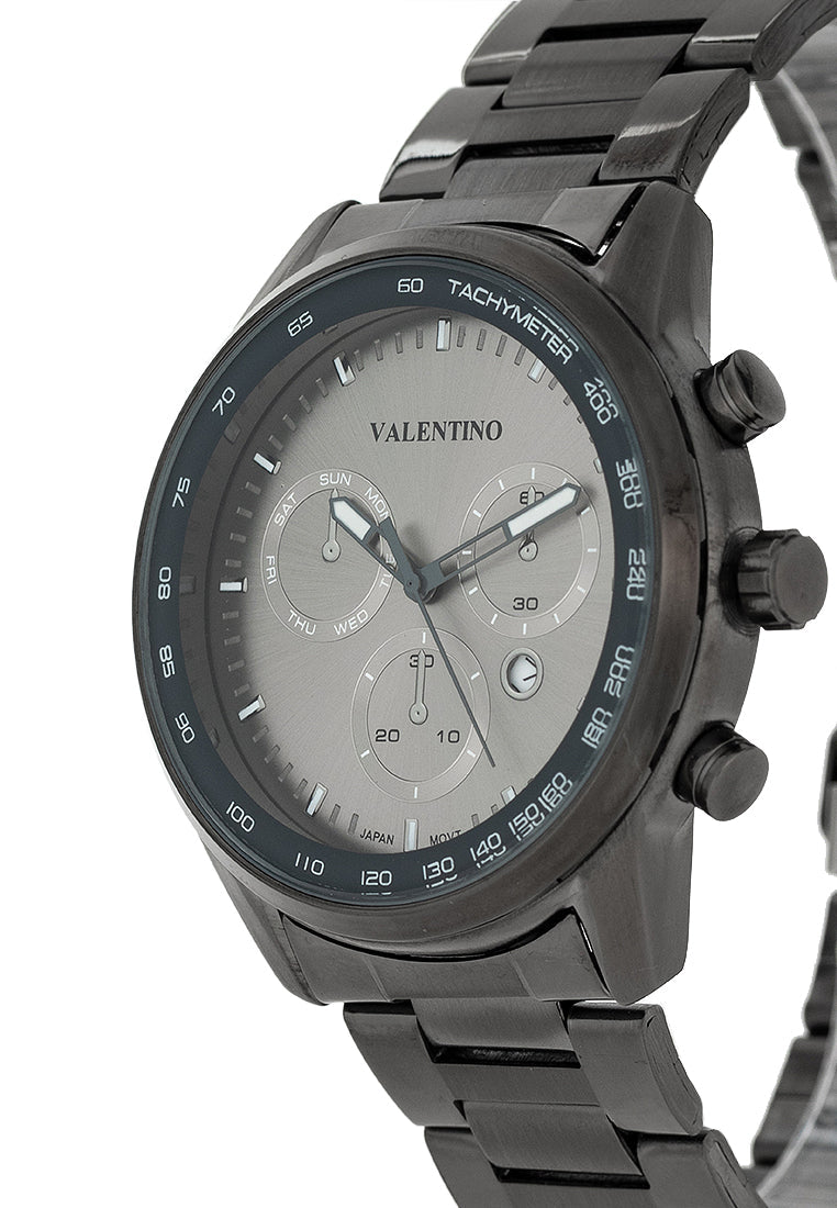Valentino 20122413-GREY DIAL Stainless Steel Strap Analog Watch for Men-Watch Portal Philippines