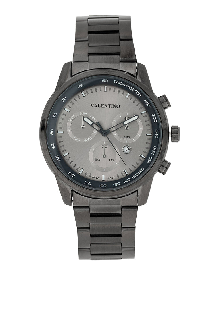 Valentino 20122413-GREY DIAL Stainless Steel Strap Analog Watch for Men-Watch Portal Philippines