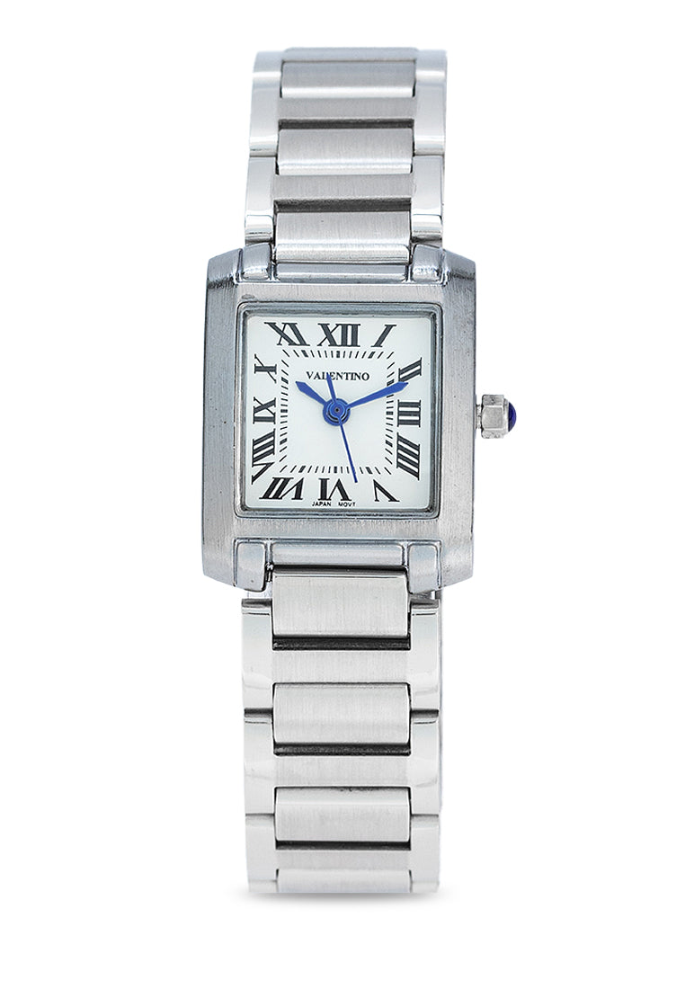 Valentino 20122422-WHITE DIAL Stainless Steel Strap Analog Watch for Women