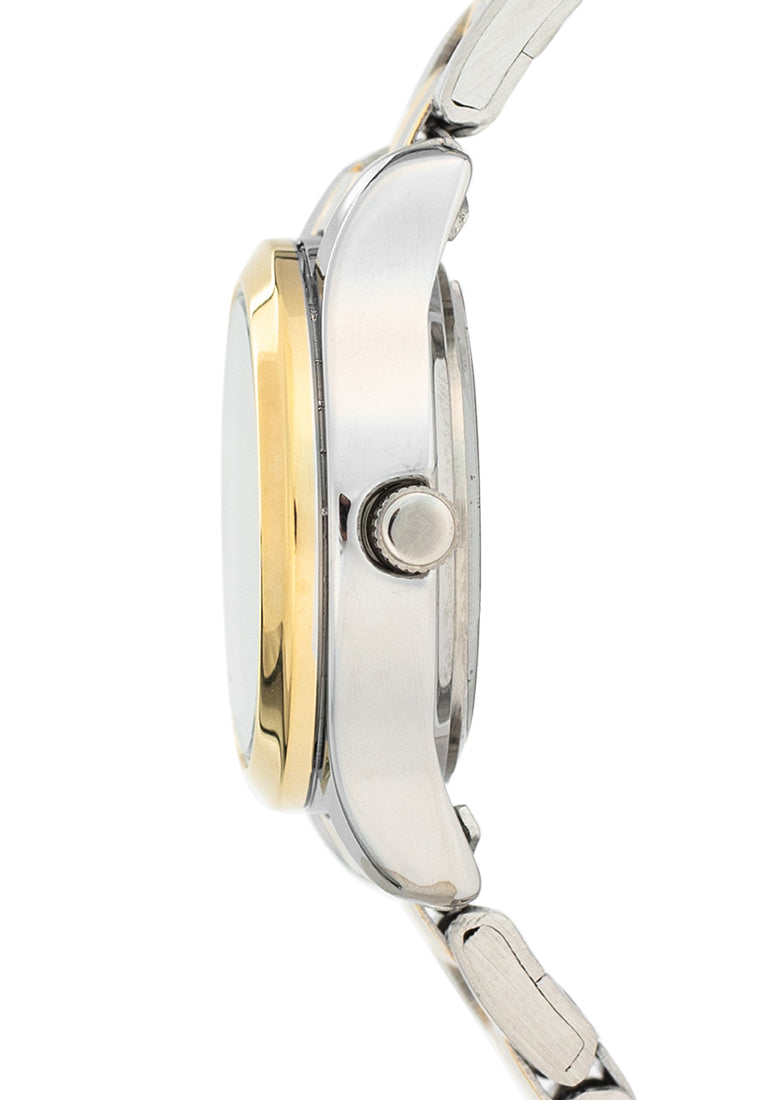 Valentino 20122423-TWO TONE - BLACK DIAL Stainless Steel Strap Analog Watch for Women-Watch Portal Philippines