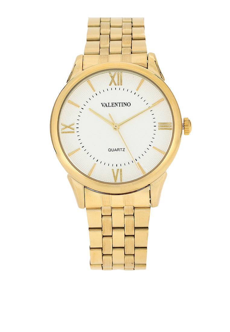 Valentino 20122439-WHITE DIAL Stainless Steel Strap Analog Watch for Men