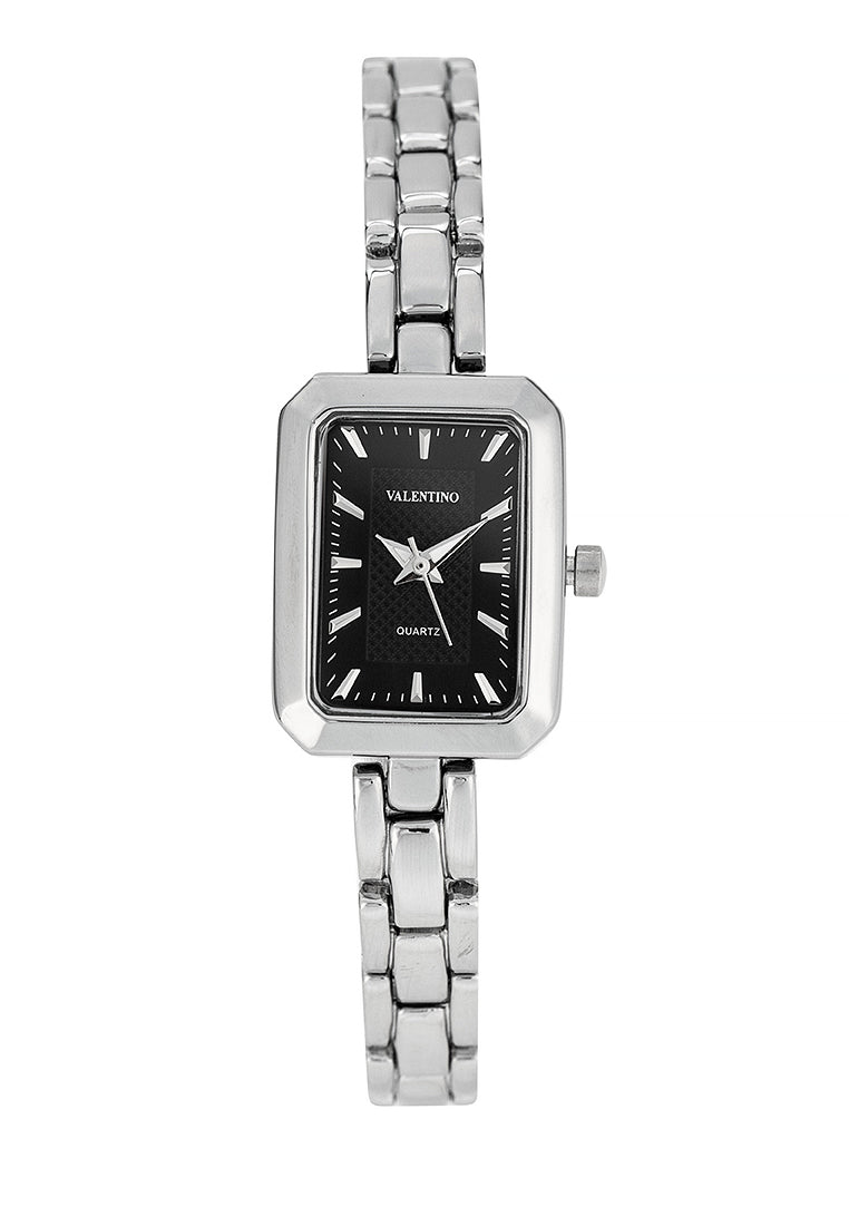 Valentino 20122444-BLACK DIAL Alloy Strap Analog Watch for Women