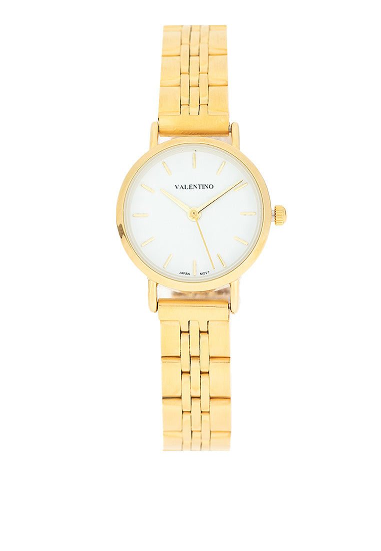 Valentino 20122448-WHITE DIAL Stainless Steel Strap Analog Watch for Women-Watch Portal Philippines