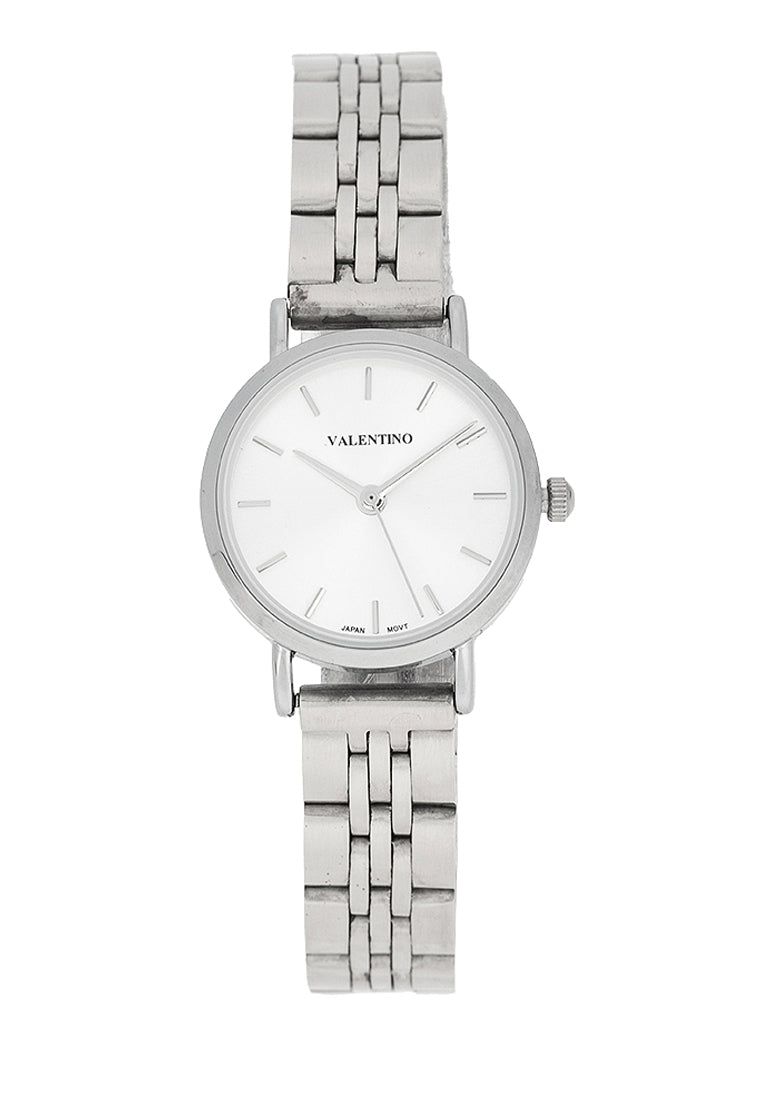 Valentino 20122449-SILVER DIAL Stainless Steel Strap Analog Watch for Women