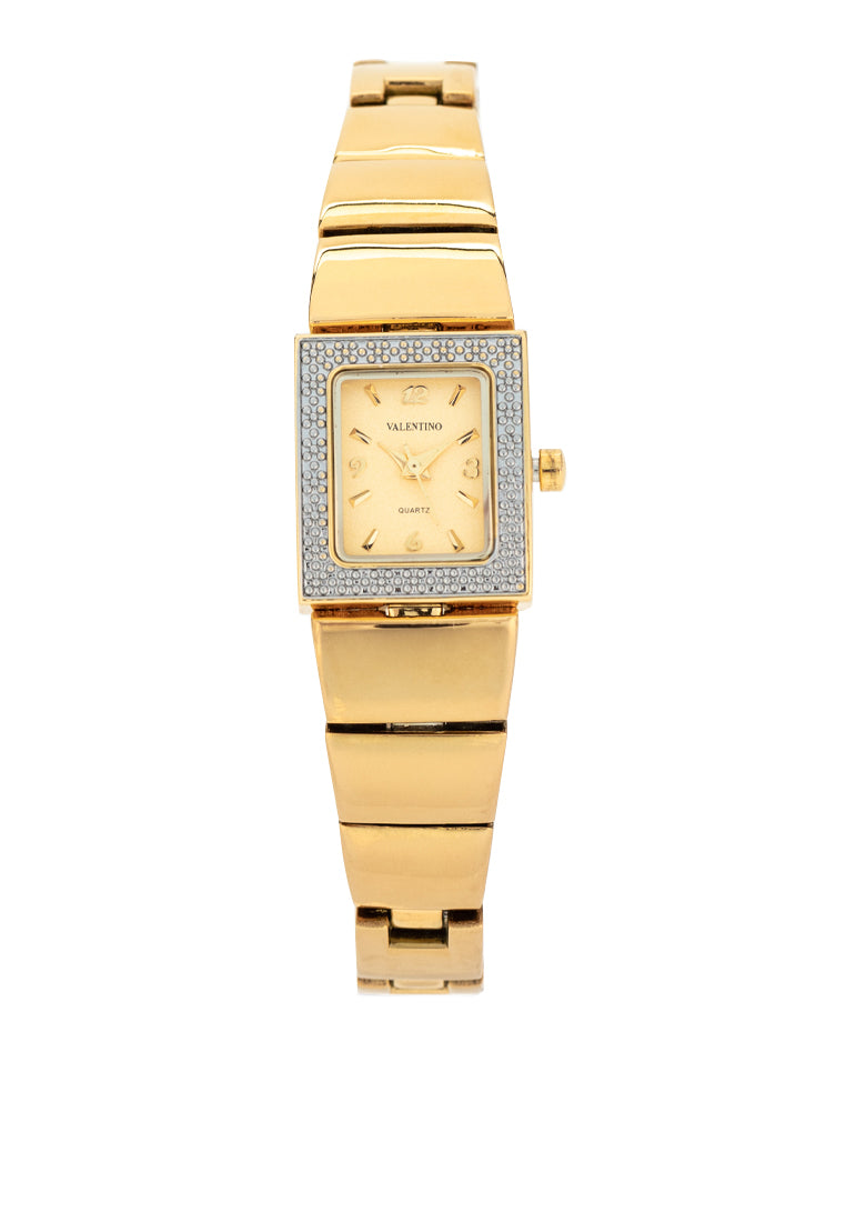 Valentino 20122450-GOLD DIAL Alloy Strap Analog Watch for Women-Watch Portal Philippines