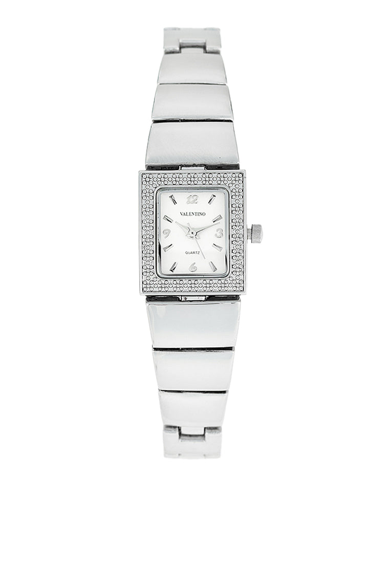 Valentino 20122451-SILVER DIAL Alloy Strap Analog Watch for Women