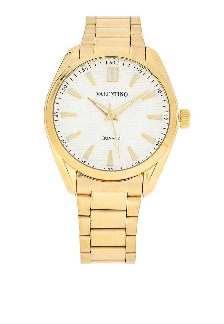 Valentino 20122454-WHITE DIAL Stainless Steel Strap Analog Watch for Men
