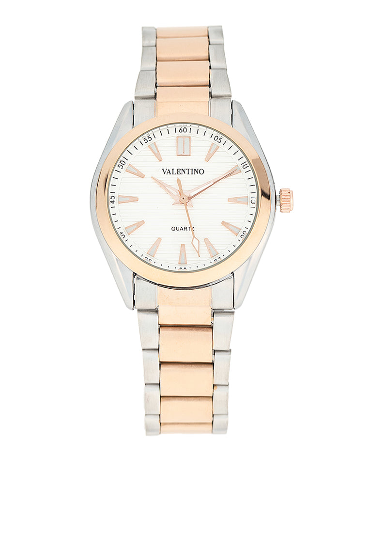 Valentino 20122457-WHITE DIAL Stainless Steel Strap Analog Watch for Women-Watch Portal Philippines