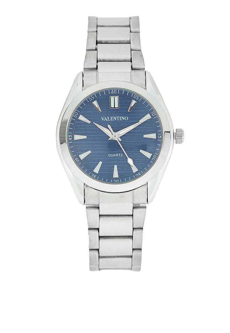 Valentino 20122459-BLUE DIAL Stainless Steel Strap Analog Watch for Women-Watch Portal Philippines