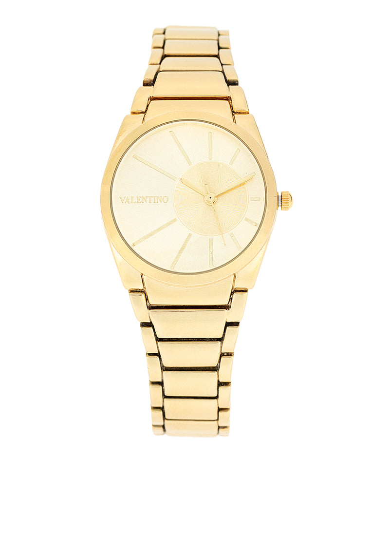 Valentino 20122460-GOLD DIAL Alloy Strap Analog Watch for Women-Watch Portal Philippines