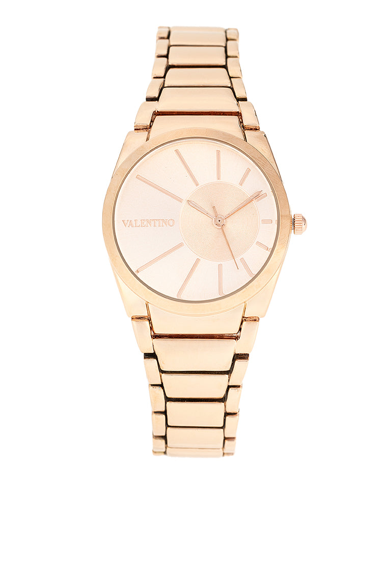Valentino 20122461-ROSE DIAL Alloy Strap Analog Watch for Women-Watch Portal Philippines