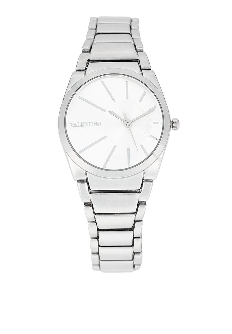 Valentino 20122462-SILVER DIAL Alloy Strap Analog Watch for Women-Watch Portal Philippines