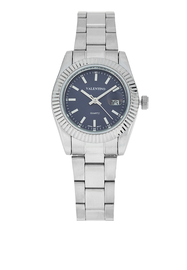 Valentino 20122469-BLUE DIAL Stainless Steel Strap Analog Watch for Women-Watch Portal Philippines