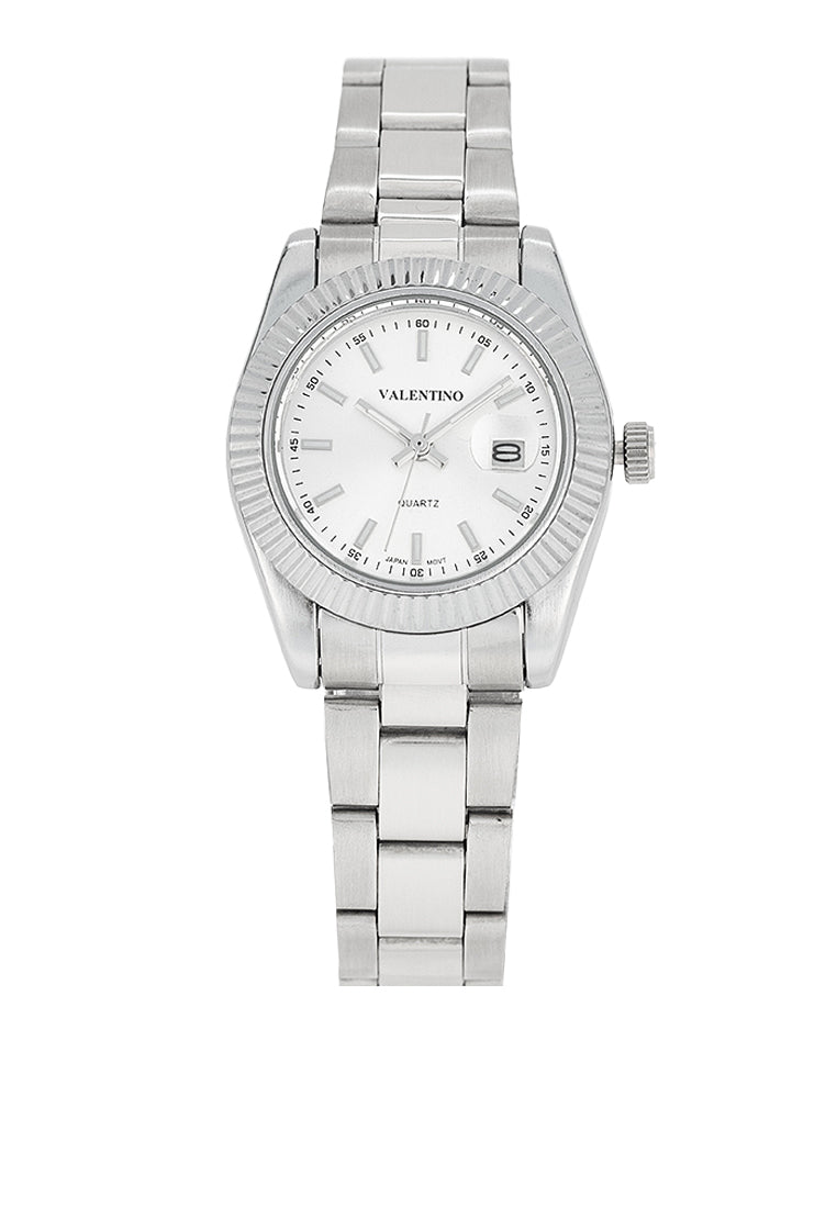 Valentino 20122469-SILVER DIAL Stainless Steel Strap Analog Watch for Women-Watch Portal Philippines