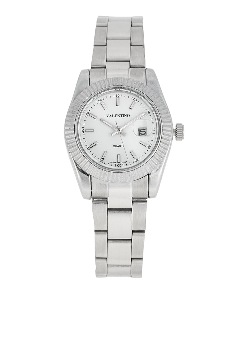 Valentino 20122469-WHITE DIAL Stainless Steel Strap Analog Watch for Women-Watch Portal Philippines