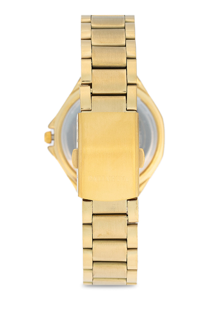 Valentino 20122470-GOLD DIAL Stainless Steel Strap Analog Watch for Women-Watch Portal Philippines