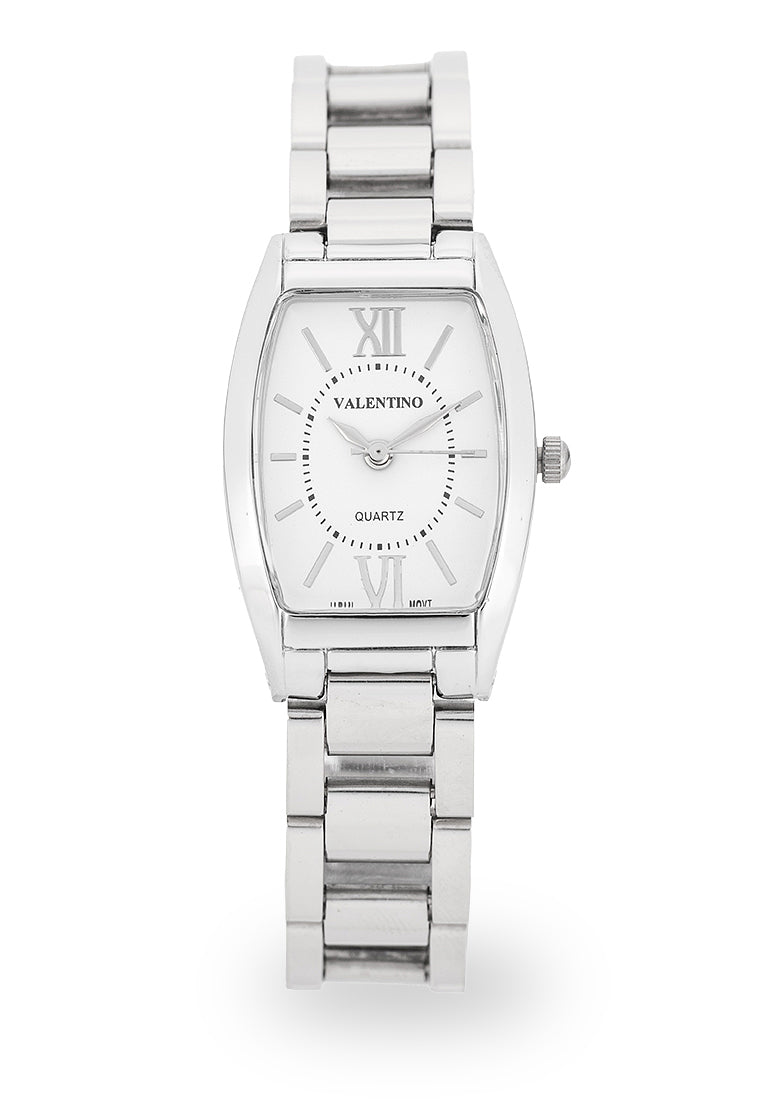 Valentino 20122509-WHITE DIAL Analog Stainless Steel Strap Watch for Women-Watch Portal Philippines