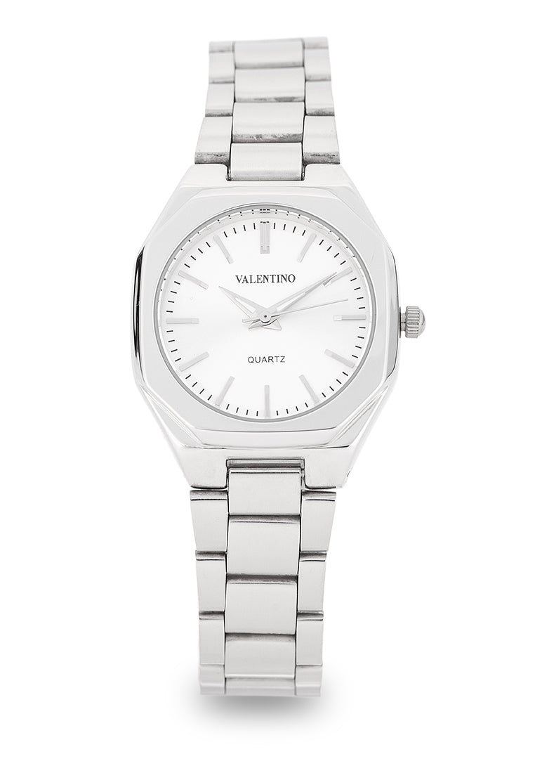 Valentino 20122521-SILVER DIAL Analog Stainless Steel Strap Watch for Women-Watch Portal Philippines