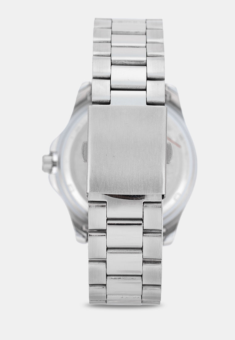 Valentino 20122572-BLUE DIAL Analog Stainless Band Watch for Men-Watch Portal Philippines