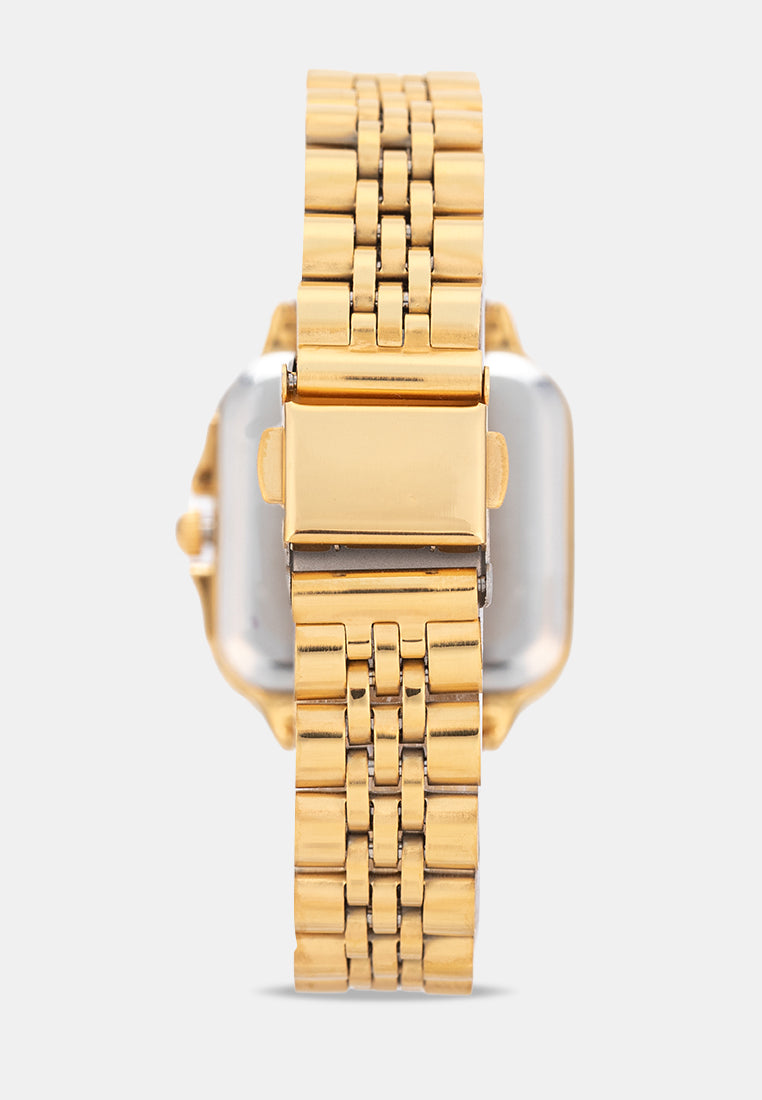 Valentino 20122573-GOLD-GOLD DIAL Analog Stainless Band Watch for Women-Watch Portal Philippines