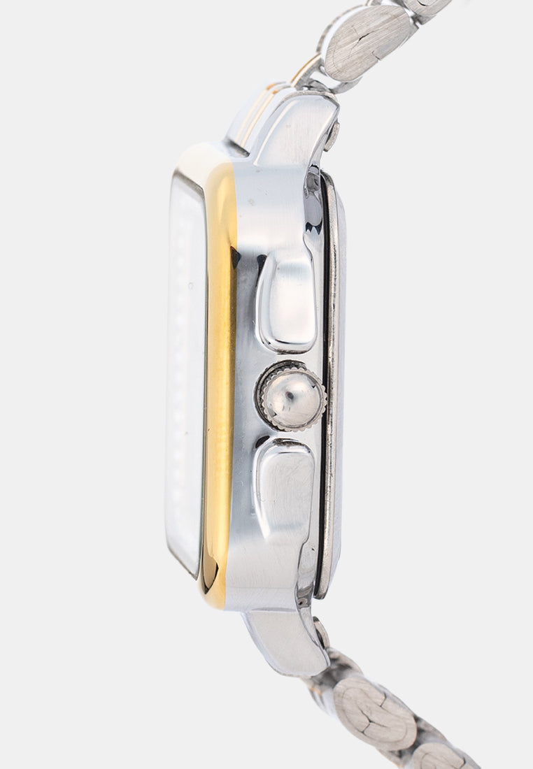 Valentino 20122573-TWO TONE-SILVER DIAL Analog Stainless Band Watch for Women-Watch Portal Philippines