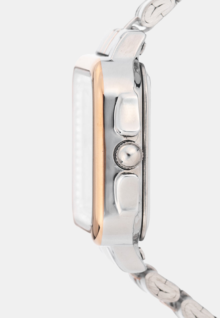 Valentino 20122574-TWO TONE-SILVER DIAL Analog Stainless Band Watch for Women-Watch Portal Philippines