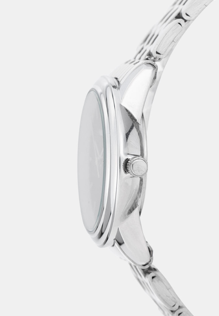 Valentino 20122578-BLACK DIAL Analog Stainless Band Watch for Women-Watch Portal Philippines